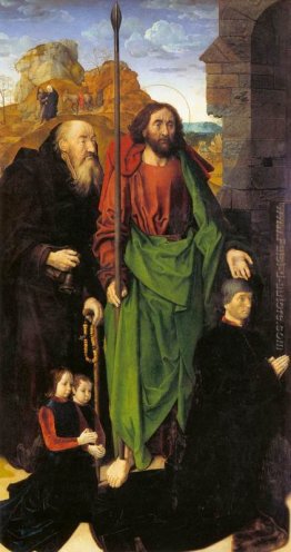 Il Trittico Portinari, St. Thomas e St. Antonio Eremita con Tomm