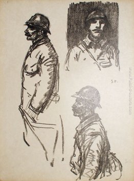 Soldats- Trois Croquis