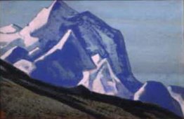 Himalaya. Cime delle montagne con il cielo turchese.