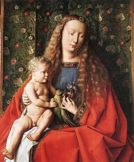 La Madonna del canonico van der Paele (particolare)