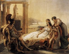 Enea racconta Didone le disavventure della città di Troia
