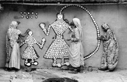 Le donne facendo una immagine Samha Devi, Haryana