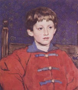 Ritratto di Vladimir Vasnetsov, il Figlio Artist`s