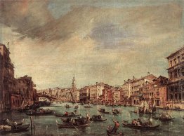 Il Canal Grande, Guardare verso il Ponte di Rialto