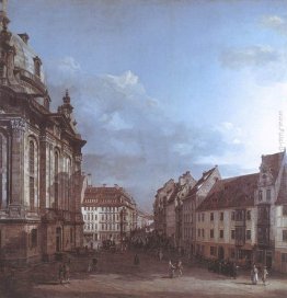 Dresda, la Frauenkirche e la Rampische Gasse