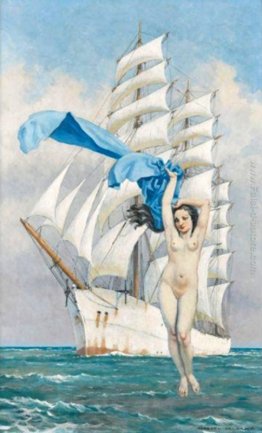 Vénus au voile bleu