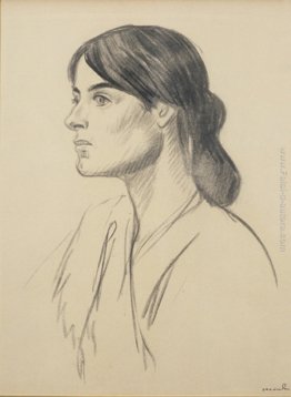 Disegno Ritratto di Suzanne Valadon