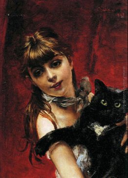 Ragazza con Black Cat