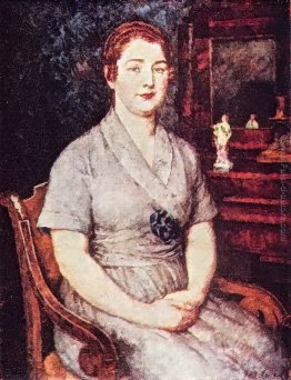 Ritratto della moglie dell'artista Maria Ivanovna Mashkova