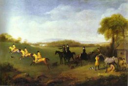 Cavalli da corsa di proprietà del duca di Richmond esercizio a G