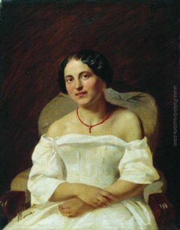 Ritratto di una donna in bianco