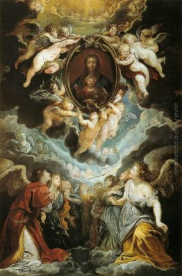 La Madonna della Vallicella adorata da Serafini e Cherubini