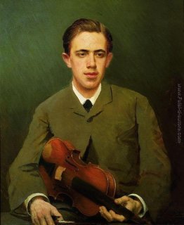 Ritratto di Nikolay Kramskoy, il Figlio Artist`s