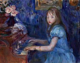 Lucie Leon al pianoforte