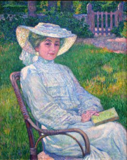 Signora in bianco, Ritratto di signora Théo van Rysselberghe