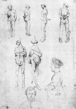 Gli uomini impiccati e due ritratti