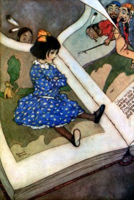 Bambina in un libro - illustrazione di Fate che ho incontrato