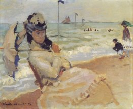 Camille sulla spiaggia di Trouville