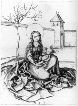Madonna col Bambino in Couryard