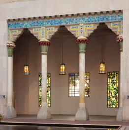 Loggia da Laurelton Hall, Oyster Bay, New York