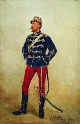 Un giovane uomo in uniforme militare