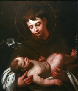 Sant'Antonio da Padova che tiene Gesù Bambino