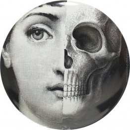 Tema & Variazioni Decorative Plate # 288 (Half Skull Face)