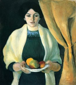 Autoritratto con mele (Ritratto della moglie dell'artista)