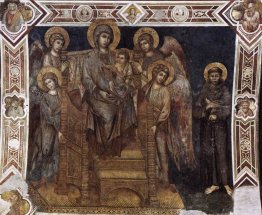 Madonna in trono col Bambino, San Francesco e quattro angeli