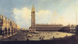 Piazza San Marco dalla Torre dell'Orologio di fronte le Procurat