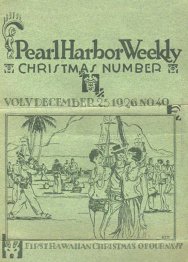 Copertura di Manookian per 'Pearl Harbor Weekly', dicembre 1926