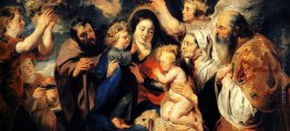 La Sacra Famiglia e il bambino San Giovanni Battista