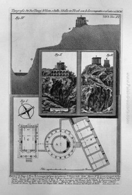 Topografia dei due tempi di Vesta e Sibilla a Tivoli con le risp