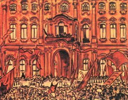 Rally di fronte al Palazzo delle Belle Arti