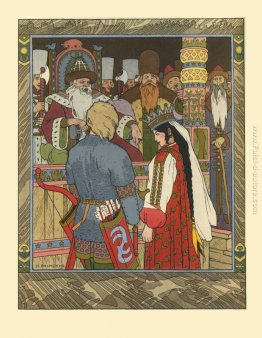 Illustrazione per il racconto del principe Ivan, L'uccello di fu