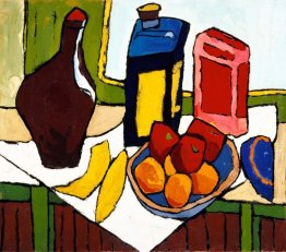 Still Life - frutta, bottiglie