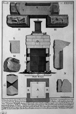 Le antichità romane, t. 2, Piatto XXXVIII. Spaccato della tomba