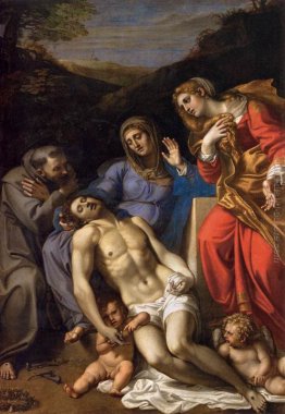 Pietà con San Francesco e Maria Maddalena