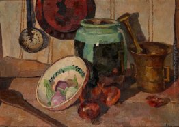 Still-life con verdure e Ceramiche