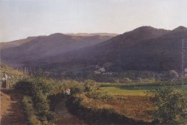 Paesaggio montano con vigna