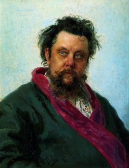 Ritratto del compositore Modest Musorgskij