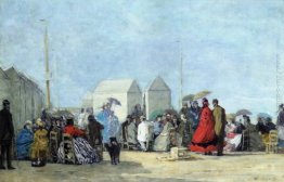 Beach Scene a Trouville