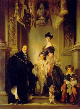 Duke Marlborough Singer Sargent e famiglia