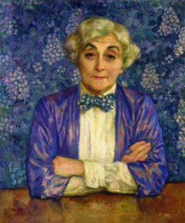 La signora van Rysselberghe in un Bow Tie Chedkered