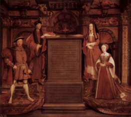 Enrico VII, Elisabetta di York, Enrico VIII e Jane Seymour