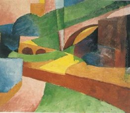 Untitled (Paesaggio con ponte)