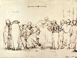 Gesù e l'adultera di Rembrandt