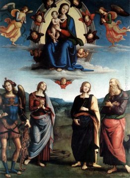 Madonna in gloria con il Bambino e Santi