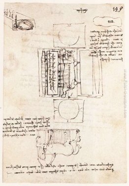 Pagina Manoscritto sul monumento Sforza