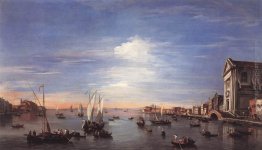 Il Canale della Giudecca con le Zattere